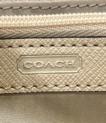 美品 コーチ 長財布 L字ファスナー シグネチャー レディース COACH