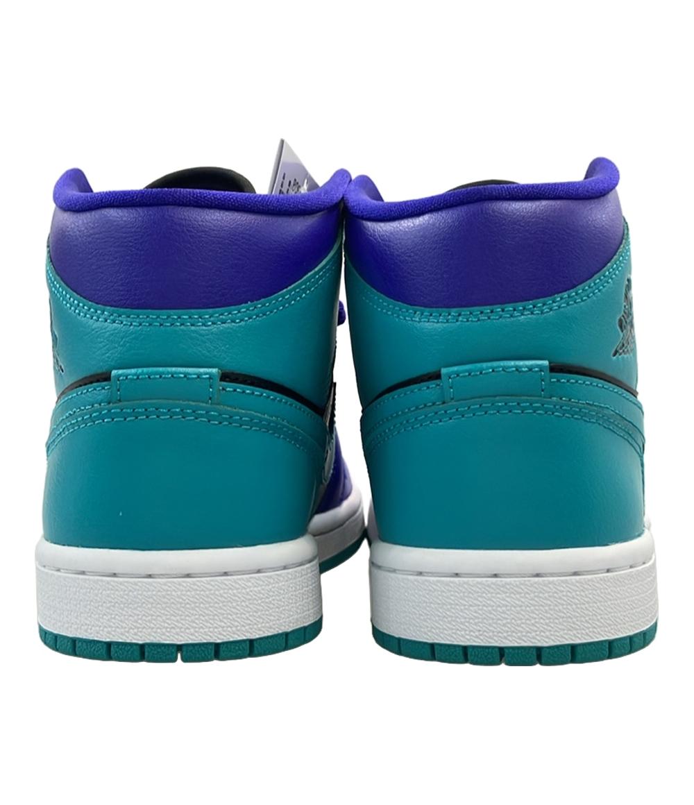 美品 ナイキ ミドルカットスニーカー AIR JORDAN 1 MID BQ6472-502 レディース SIZE 23.5 (M) NIKE