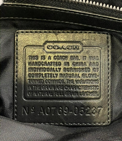 COACH 2WAY ビジネスバッグ ブリーフケース ショルダーバッグ 斜め掛け 05237 メンズ コーチ