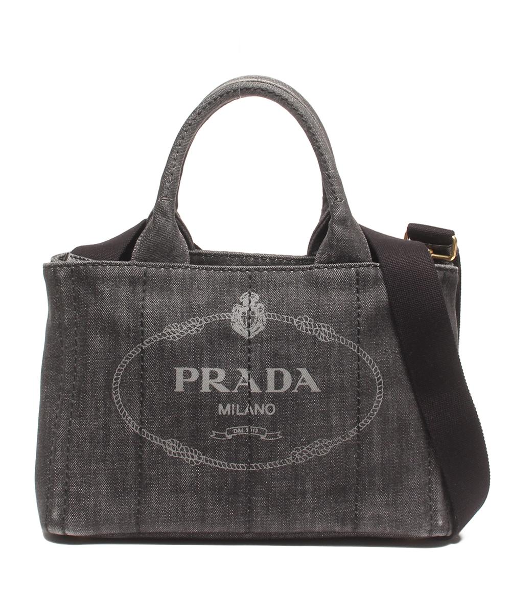 PRADA 2WAYハンドバッグ ショルダーバッグ 斜め掛け カナパ 1BG439 レディース プラダ