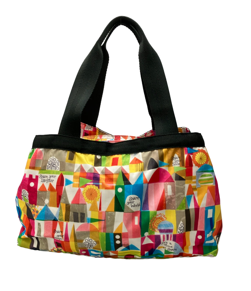 美品 LeSportsac Disney トートバッグ イッツ・ア・スモールワールド レディース レスポートサック ディズニー