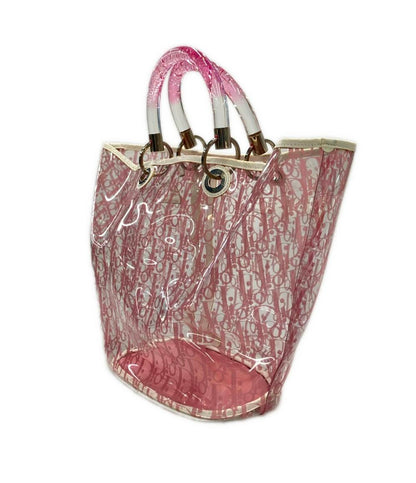 Christian Dior ハンドバッグ トートバッグ ビニール ポーチ付き トロッター レディース クリスチャンディオール