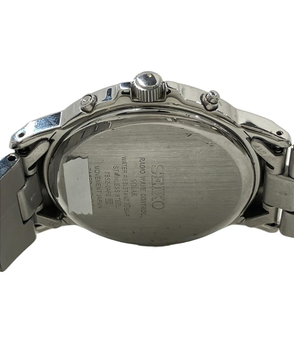 セイコー 腕時計 ソーラー ブラック 7B52-0AF0 メンズ SEIKO