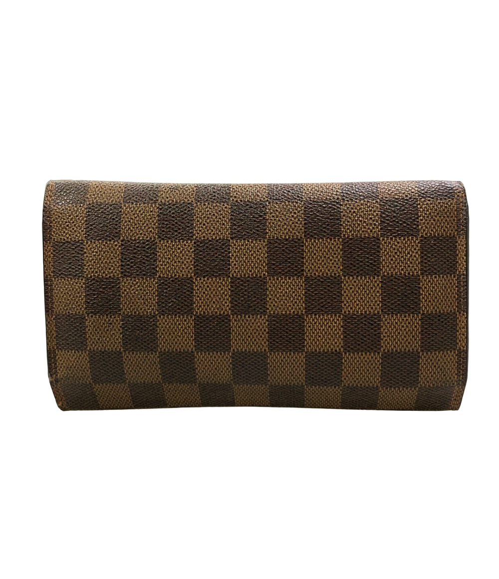 LOUIS VUITTON 三つ折り財布 ポルトトレゾール インターナショナル ダミエ N61215 レディース ルイ・ヴィトン
