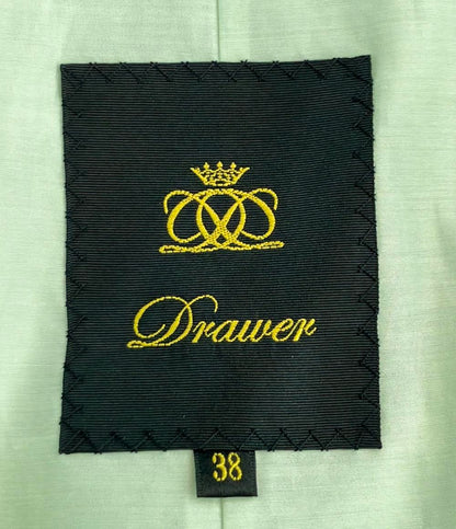 Drawer コットン シルク セイラーカラー コート ジャケット 6525-299-0846 レディース SIZE 38 (S) ドゥロワー