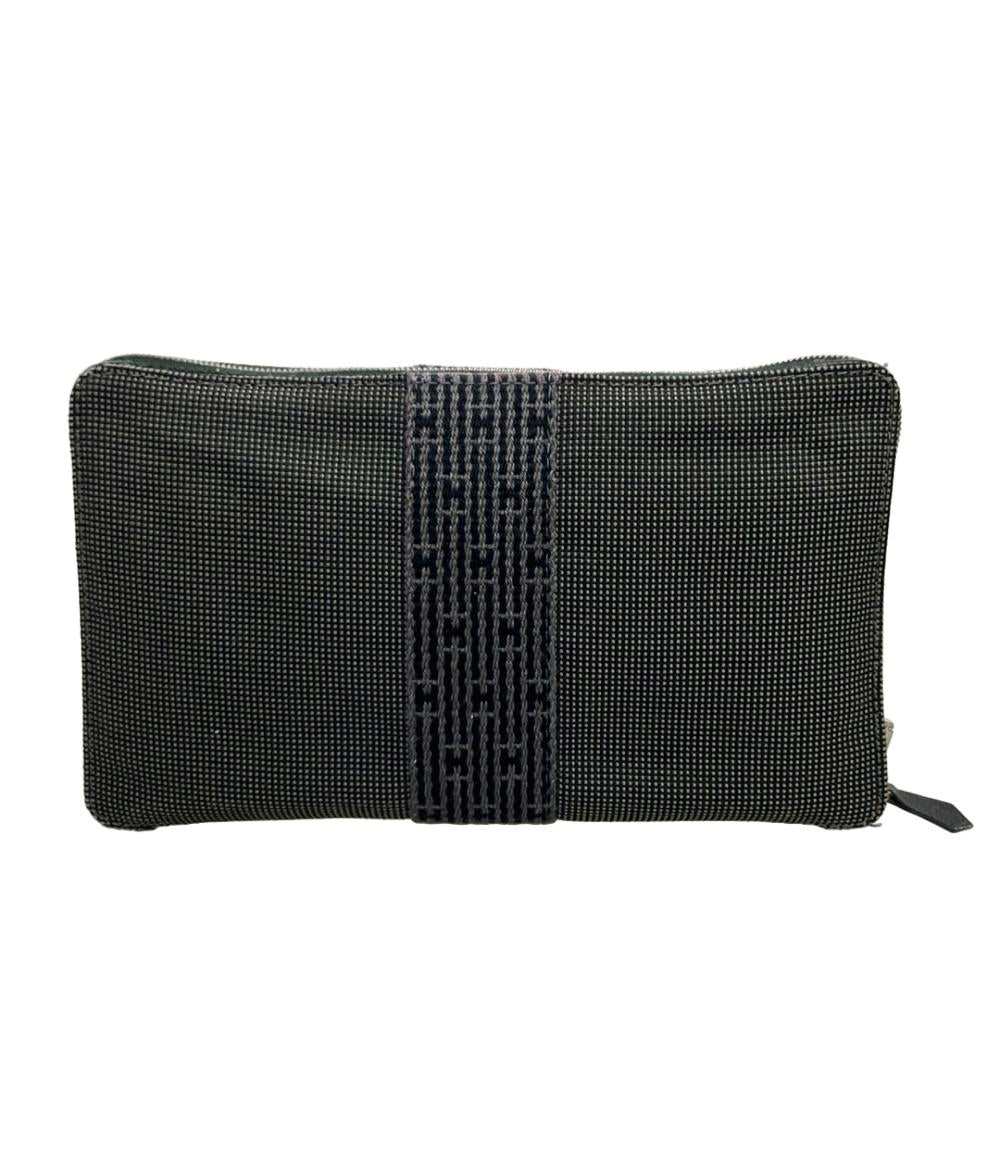 HERMES ラウンドファスナー長財布 パスポートケース エールライン