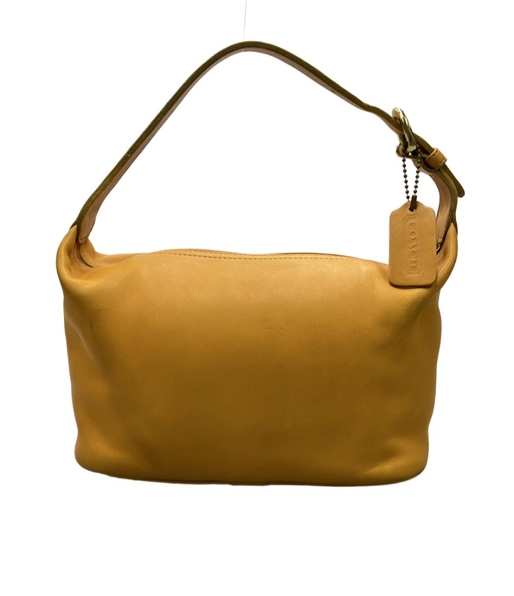 【新品同様】COACH コーチ パクストン ダッフル レザー ショルダー 黄 COACH ショルダーバッグ 肩掛け オールドコーチ レザー 4145