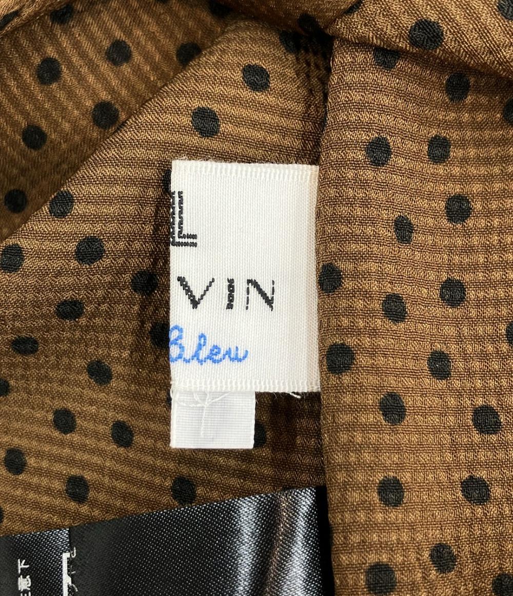 美品 LANVIN en Bleu リボンタイブラウス レディース SIZE 38 (S) ランバンオンブルー