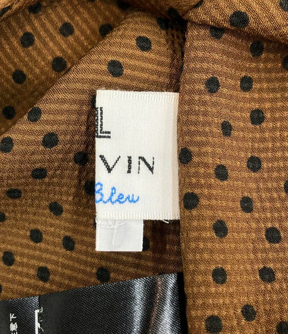 美品 LANVIN en Bleu リボンタイブラウス レディース SIZE 38 (S) ランバンオンブルー