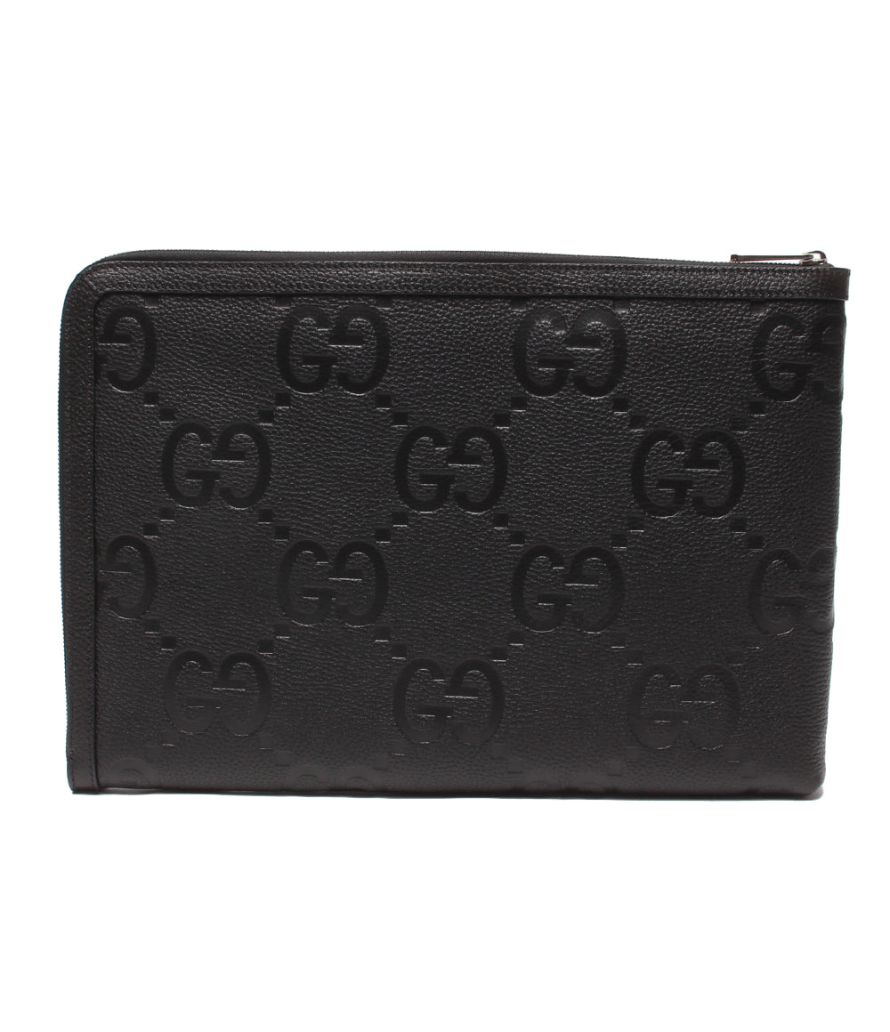 美品 GUCCI クラッチバッグ ジャンボGG 792262 520981 メンズ グッチ