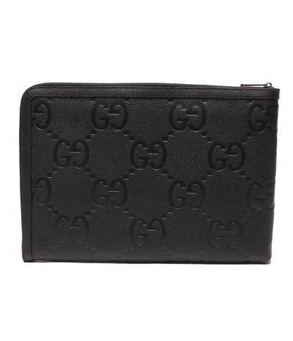 美品 GUCCI クラッチバッグ ジャンボGG 792262 520981 メンズ グッチ