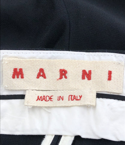 マルニ  ステッチフレアタックワイドパンツ カットオフ仕様      レディース SIZE 38 (M) MARNI