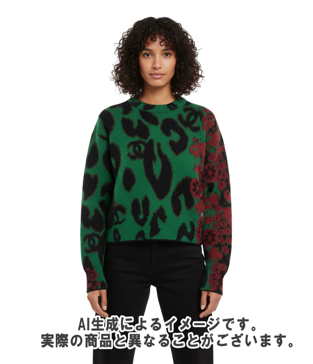 美品 CHANEL プルオーバーニット ココマーク P75361K10782 レディース SIZE 36 (XS) シャネル