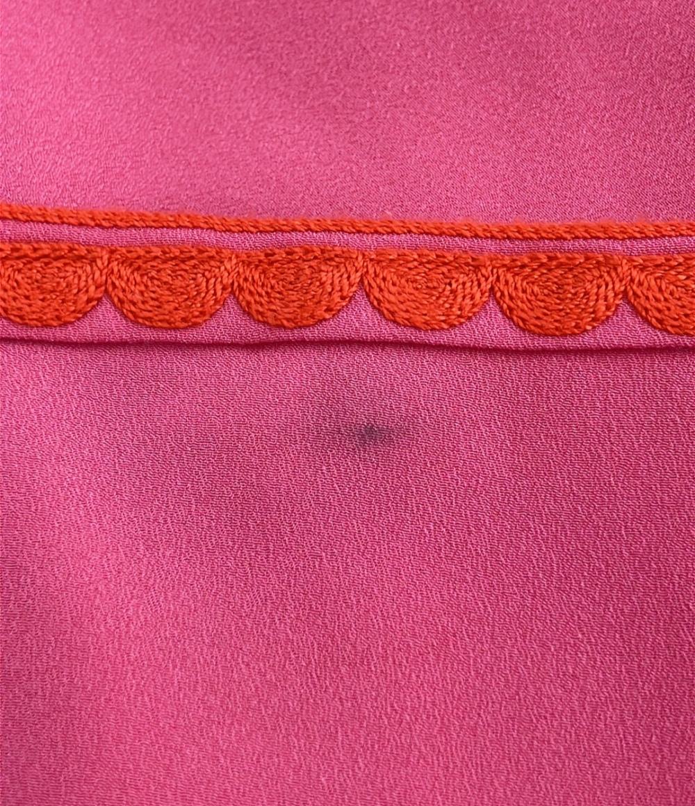 トリーバーチ 長袖 刺繍入りワンピース レディース SIZE 2 Tory Burch