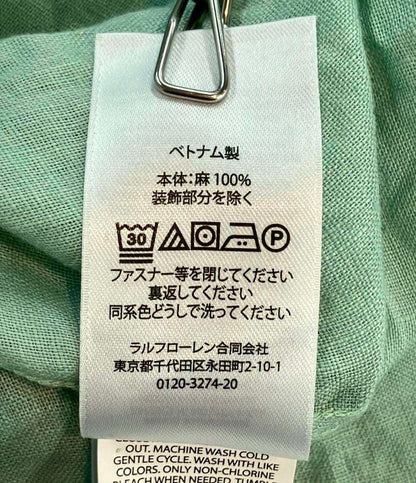 POLO RALPH LAUREN 長袖 リネンシャツ メンズ SIZE L ポロ・ラルフローレン