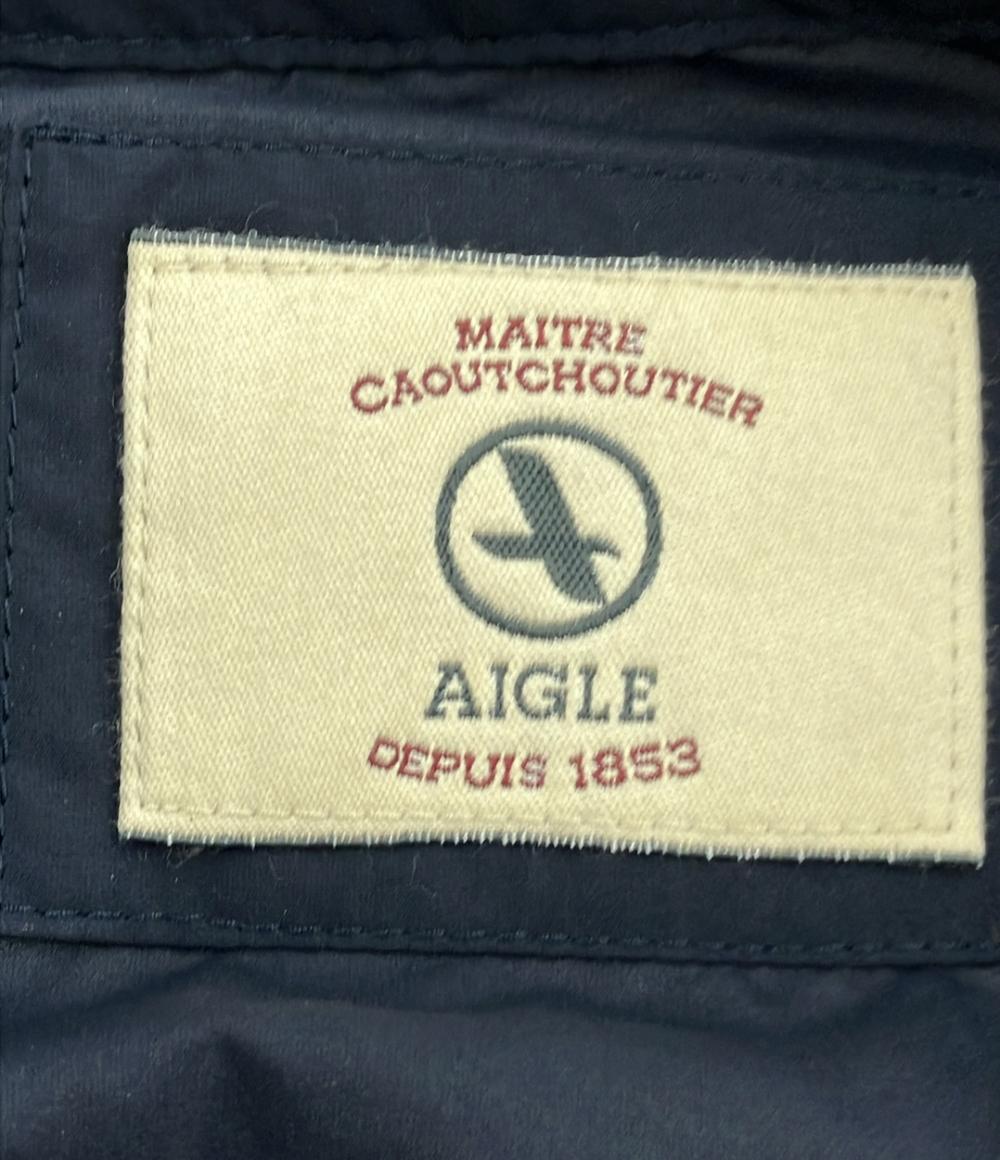 エーグル ナイロンジャケット ノーカラー レディース SIZE 40 AIGLE