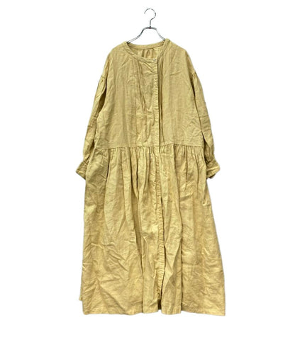 nest Robe 長袖ワンピース リネン ロング シャツ ボタン 01233-1039 レディース SIZE FREE (M) ネストローブ
