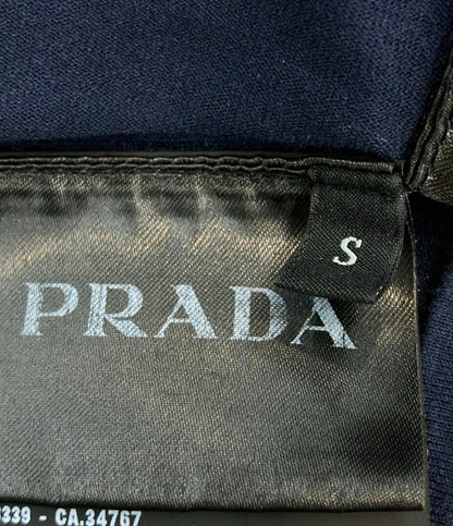 プラダ ラバーロゴナイロンポケットTシャツ メンズ SIZE S PRADA