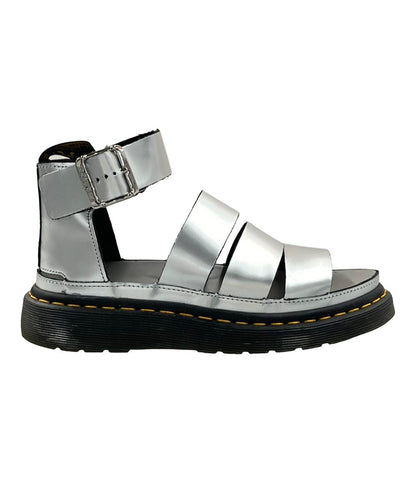 ドクターマーチン ストラップサンダル CLARISSA II SILVER METALLIC CALF SANDALS レディース SIZE UK 4 (M) Dr.Martens