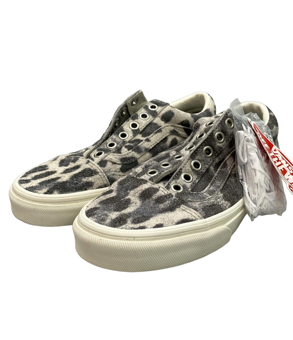 美品 VANS ローカットスニーカー オールドスクール レオパードヘアリースエード VN0A38G19FS レディース SIZE 22.5 (S) ヴァンズ