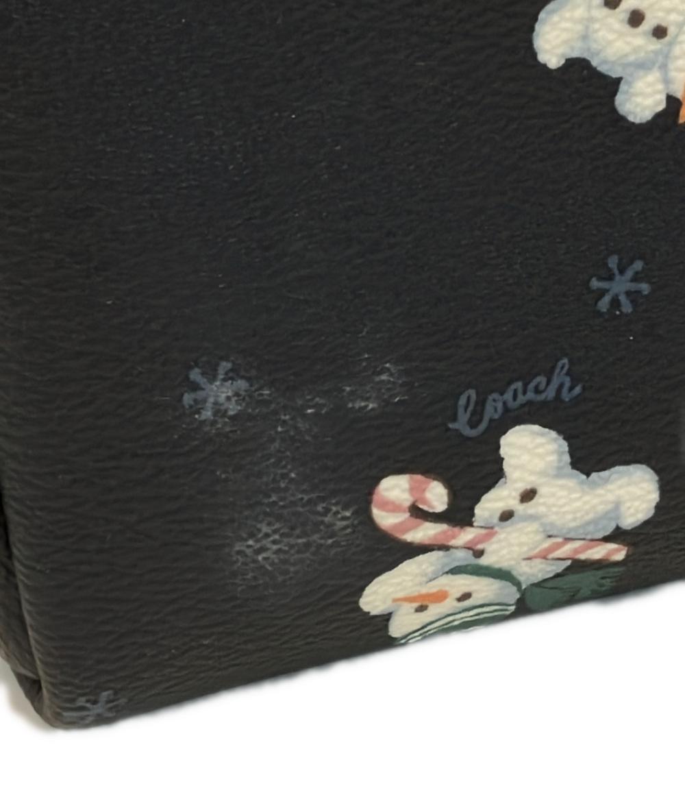 コーチ る ポーチ 雪だるま柄 レディース COACH