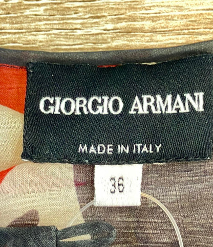 訳あり ジョルジオアルマーニ 半袖ブラウス レディース SIZE 36 (XS) GIORGIO ARMANI