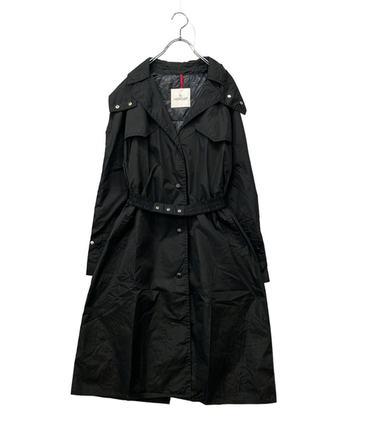 MONCLER ダウンコート TAMARISSIERE ベルト フード付き スナップボタン レディース SIZE 0 (XS) モンクレール