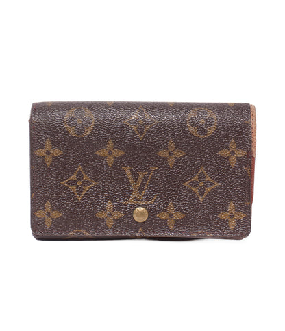 訳あり LOUIS VUITTON 二つ折り財布 ポルトモネ ビエ トレゾール モノグラム M61730 レディース ルイ・ヴィトン