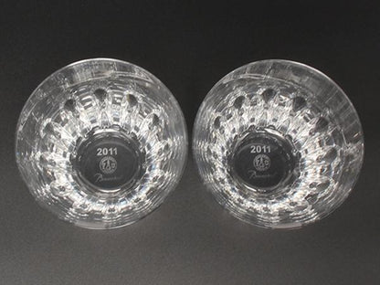 Baccarat イヤータンブラー グラス 2点セット ペア 2011 エトナ バカラ