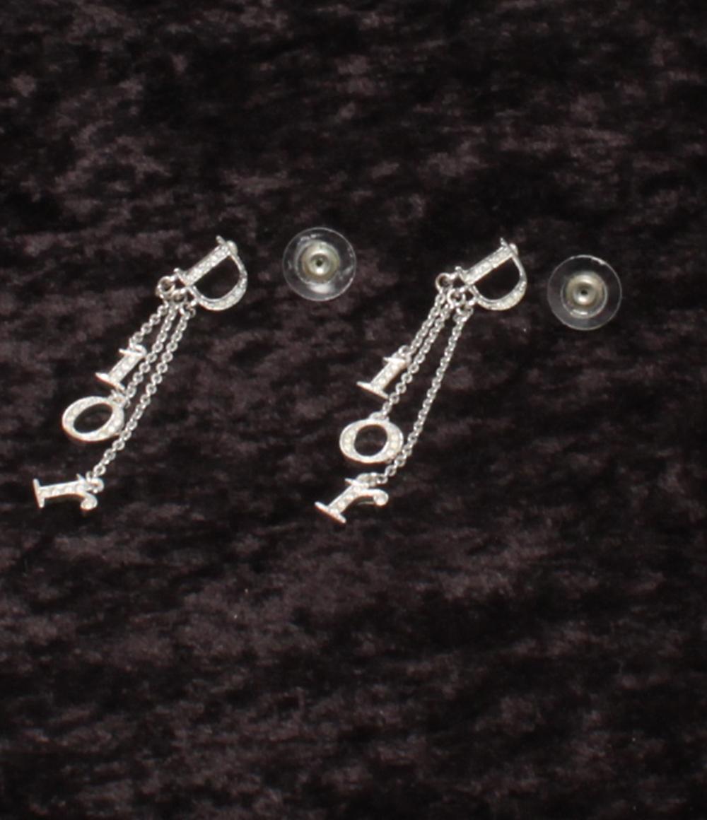 Christian Dior ピアス ロゴ チェーン レディース クリスチャンディオール