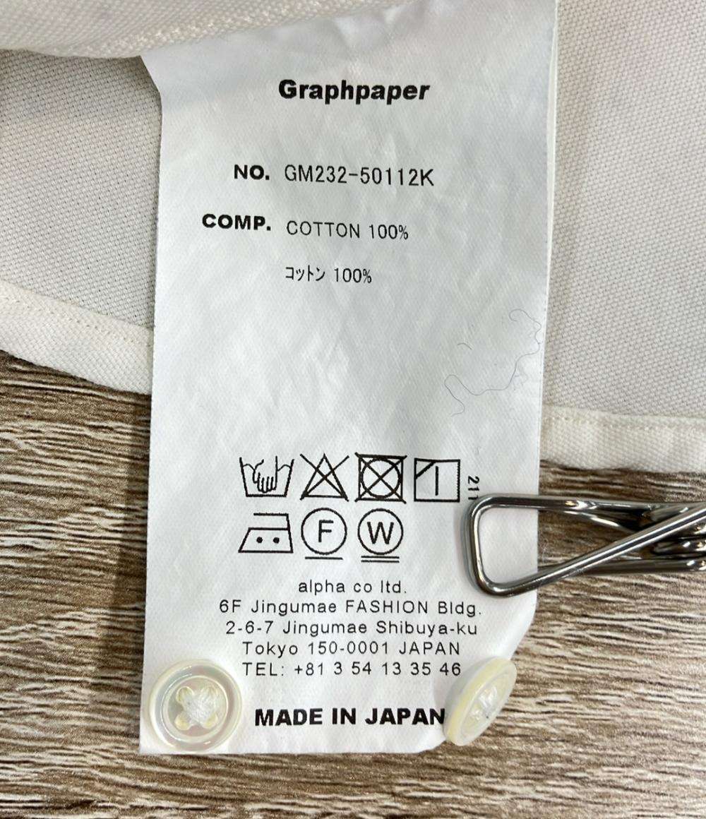 Graphpaper 長袖シャツ コットン オーバーサイズ GM232-50112K メンズ SIZE F (M) グラフペーパー