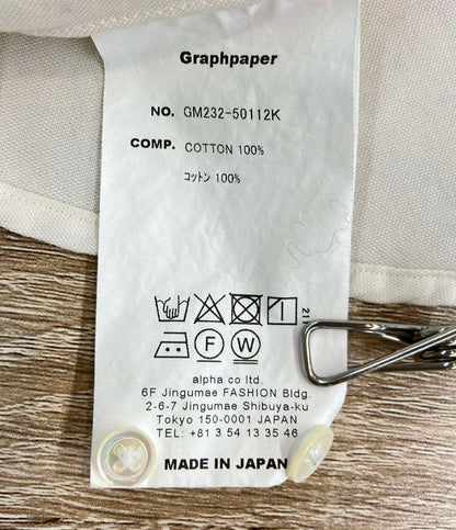 Graphpaper 長袖シャツ コットン オーバーサイズ GM232-50112K メンズ SIZE F (M) グラフペーパー