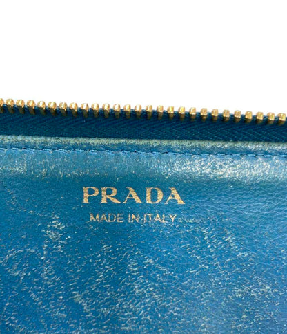 PRADA コインケース キーリング付き サフィアーノレザー レディース プラダ