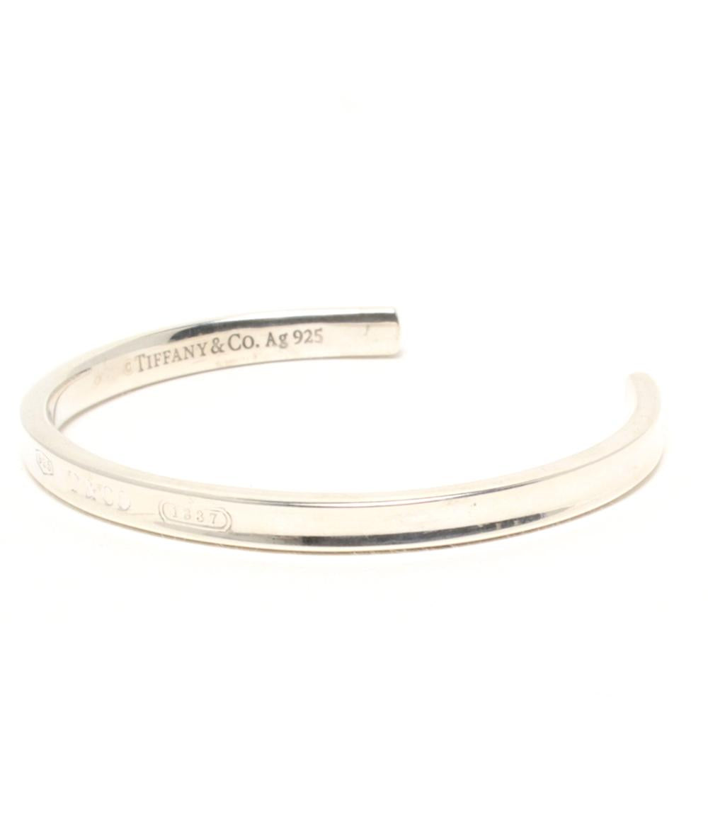 美品 TIFFANY&Co. バングル SV925 1837 ナロー レディース ティファニー