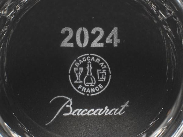 美品 Baccarat イヤータンブラー ロックグラス 2点セット ペア 2024 ルテシア バカラ