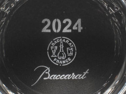 美品 Baccarat イヤータンブラー ロックグラス 2点セット ペア 2024 ルテシア バカラ