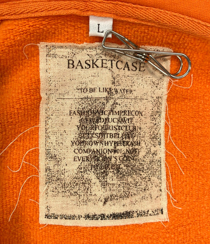 BASKETCASE パーカー スウェット ジップアップ 長袖 メンズ SIZE L (Ｌ) バスケットケース