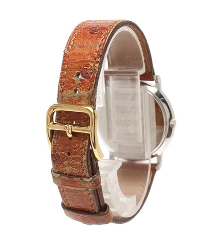 HERMES 腕時計 セリエ クオーツ ホワイト メンズ エルメス