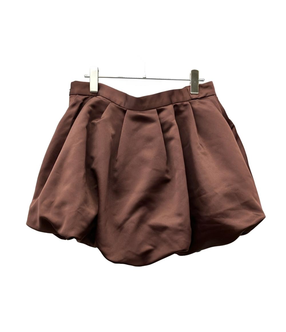 THE TOE ショートパンツ かぼちゃパンツ  ブラウン TT24521141 レディース SIZE Ｍ ザトゥー