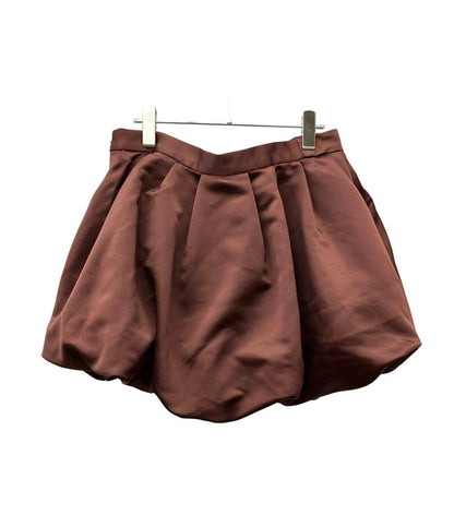 THE TOE ショートパンツ かぼちゃパンツ  ブラウン TT24521141 レディース SIZE Ｍ ザトゥー