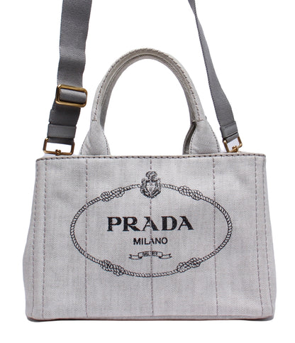 プラダ 2wayハンドバッグ ショルダーバッグ 斜め掛け カナパ レディース PRADA