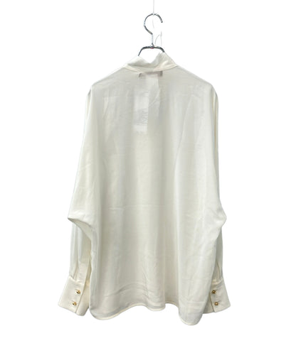 MAX MARA 長袖ブラウス ボウタイ タグ付き 6116055106 レディース SIZE 44 (XL) マックスマーラ