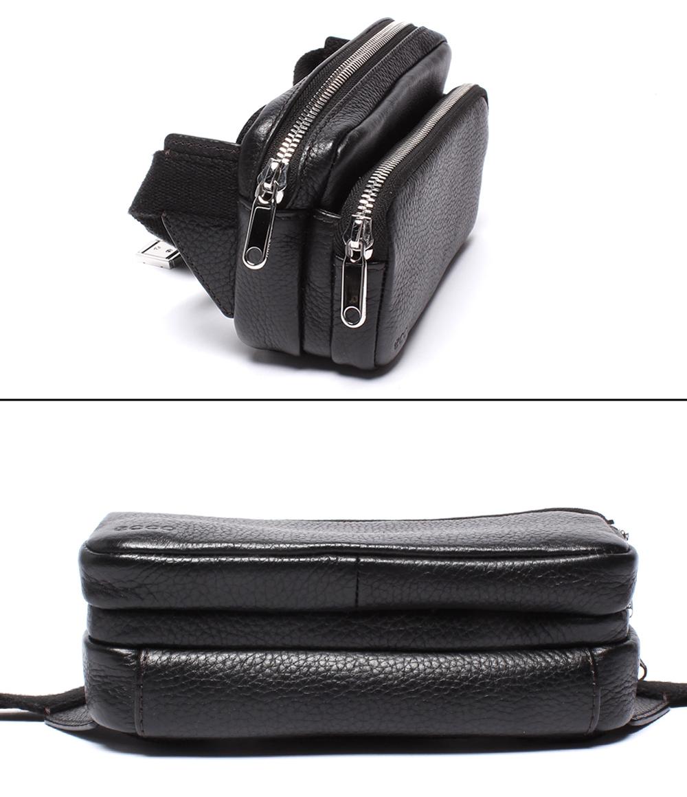 ecco レザーウエストポーチ Textureblock Waist Bag レディース メンズ エコー