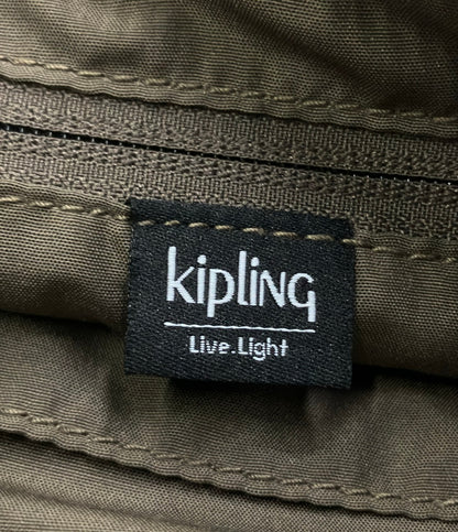 美品 Kipling ショルダーバック 斜め掛け ナイロン レディース キプリング