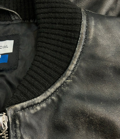 MAISON SPECIAL シープ レザー MA-1 ジャケット メンズ SIZE 2 メゾンスペシャル