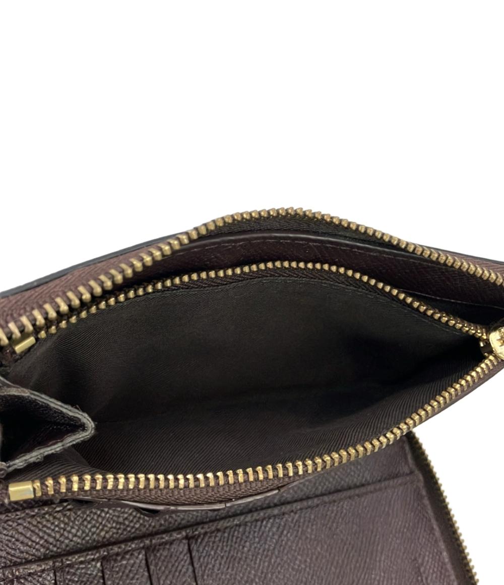 COACH ラウンドファスナー二つ折り長財布 レザー 58584 レディース コーチ