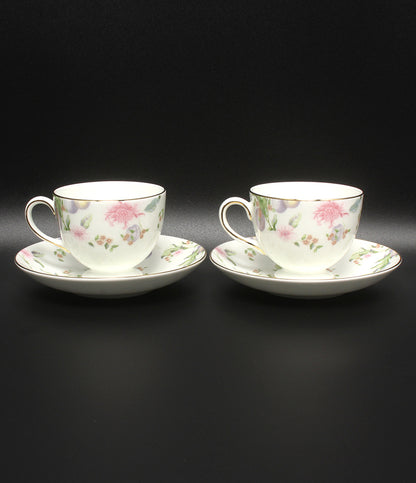 美品 WEDGWOOD カップ＆ソーサー 2客セット ペア スウィートプラム ウェッジウッド