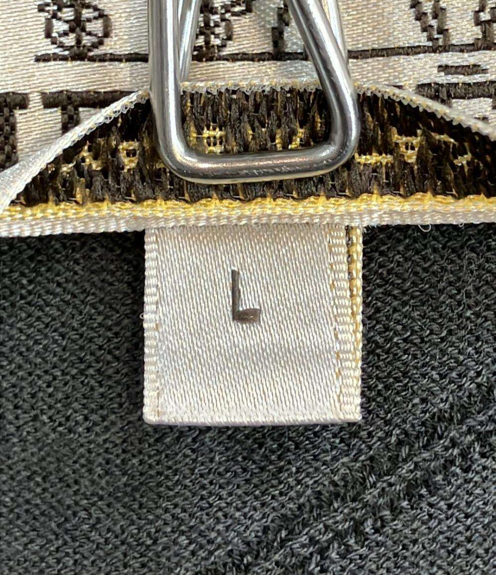 美品 HERMES 半袖 ヘンリーネック シャツ メンズ SIZE L エルメス