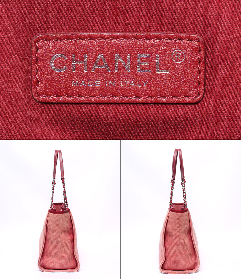 CHANEL トートバッグ ショルダーバッグ 肩掛け シルバー金具 16番台 ドーヴィルMM A67001 レディース シャネル