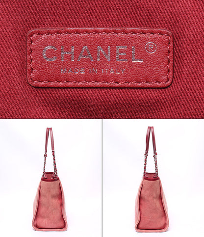CHANEL トートバッグ ショルダーバッグ 肩掛け シルバー金具 16番台 ドーヴィルMM A67001 レディース シャネル